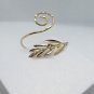 Olive Branch Bracelet Handmade bronze plated ajustable