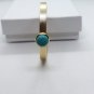 Unique bracelet handmade bronze ajustable with semi precious stones