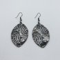 Fashionable earrings handmade bronze unique
