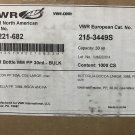VWR 30mL Bottles 89221-682 Wide Mouth, Polypropylene with Caps - Case of 1000