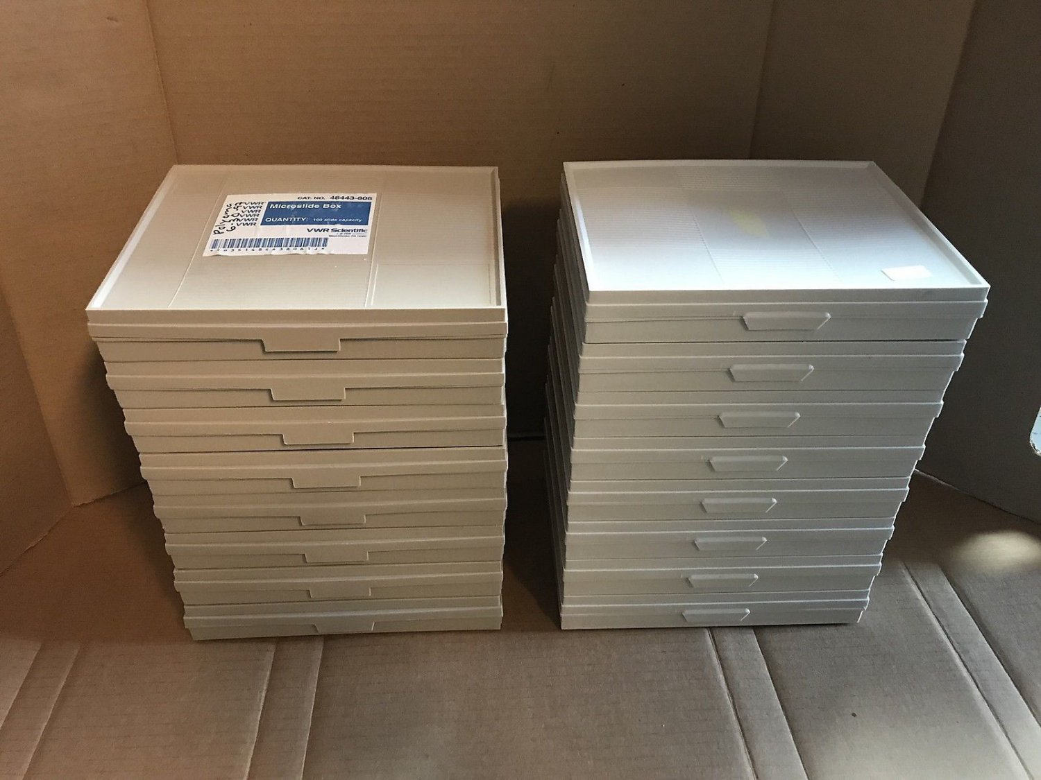 Microscope Slide Case Microslide Boxes VWR 48443806 / EMS 71472 Lot