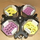 Beckman TH-4 Rotor Swing Bucket for TJ-6 Centrifuge Purple / Yellow Inserts TH4