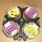 Beckman TH-4 Rotor Swing Bucket for TJ-6 Centrifuge Purple / Yellow Inserts TH4