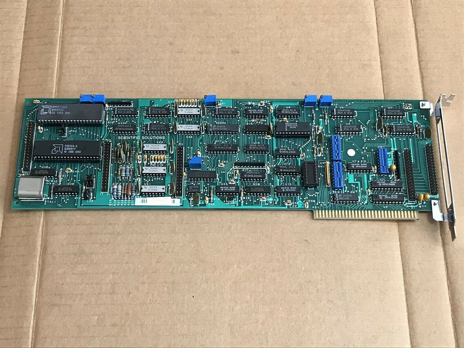 Vintage Scientific Solutions LabTender Daq Board 8-bit ISA 200028 rev H