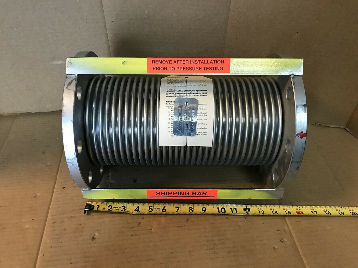 Hyspan 1500 Series 5" Bellows Expansion Joint 1507I1553SD