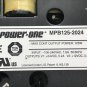 Power-One MPB125-2024 125W V1: +24VDC, 5.2A V2: +12VDC, 0.5A AC/DC Power Supply