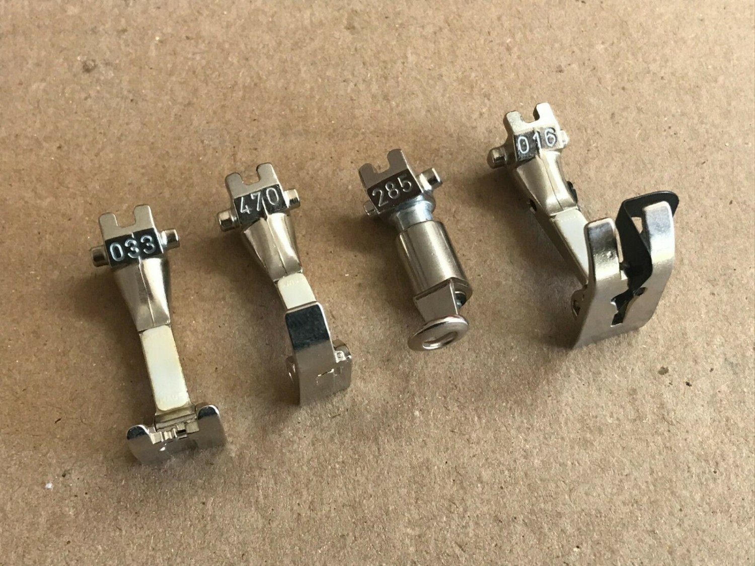 Vintage Bernina Old Style Presser Foot / Feet 016 033 285 470 Guide Lot