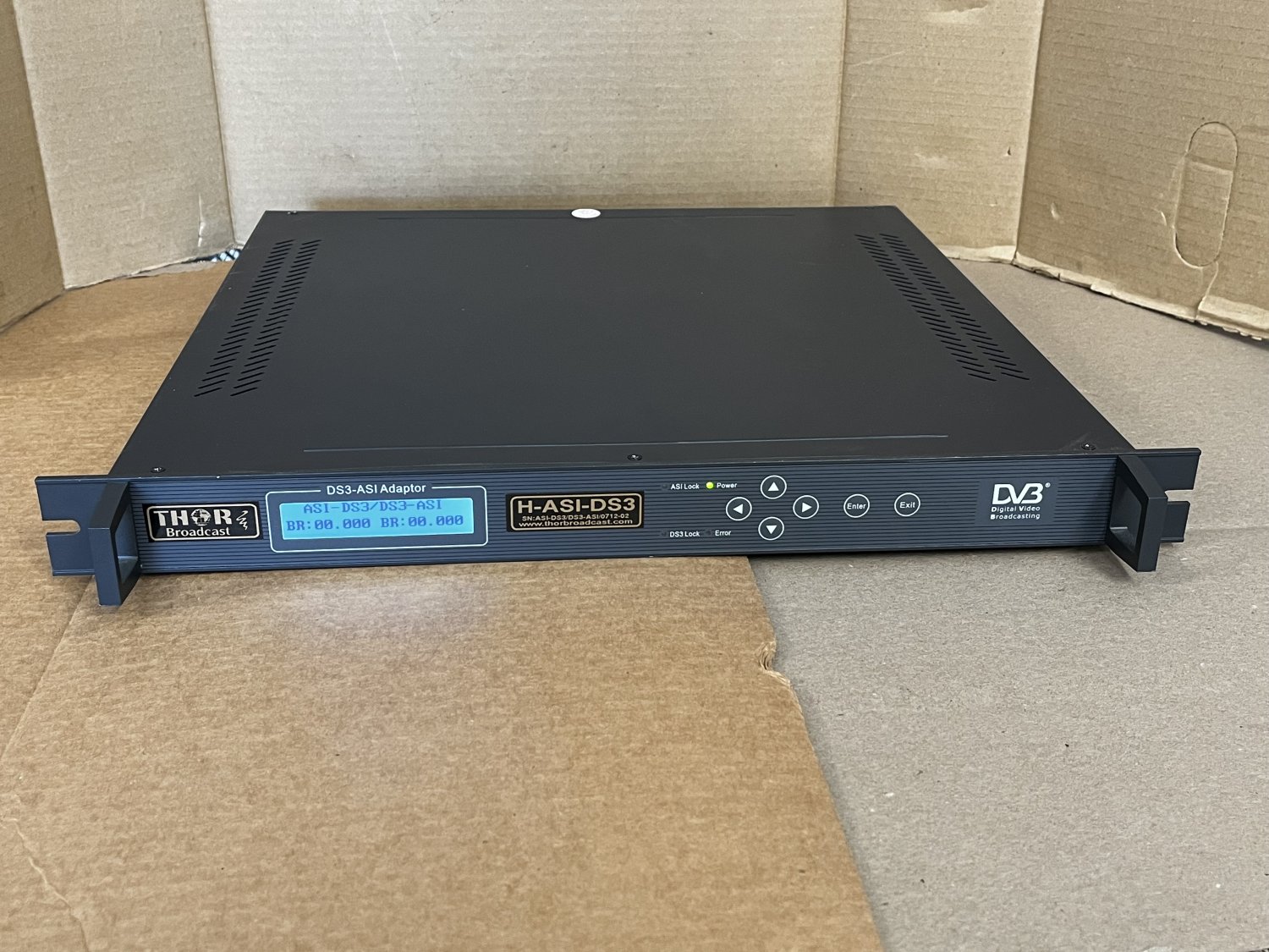 Thor Broadcast DS3-ASI Adaptor H-ASI-DS3 DVB Digital Video Broadcasting ASI-DS3/DS3-ASI