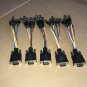 QTY 5 VGA Male to 5 BNC Female Display Cable Component RGBHV Video Adapter Cord