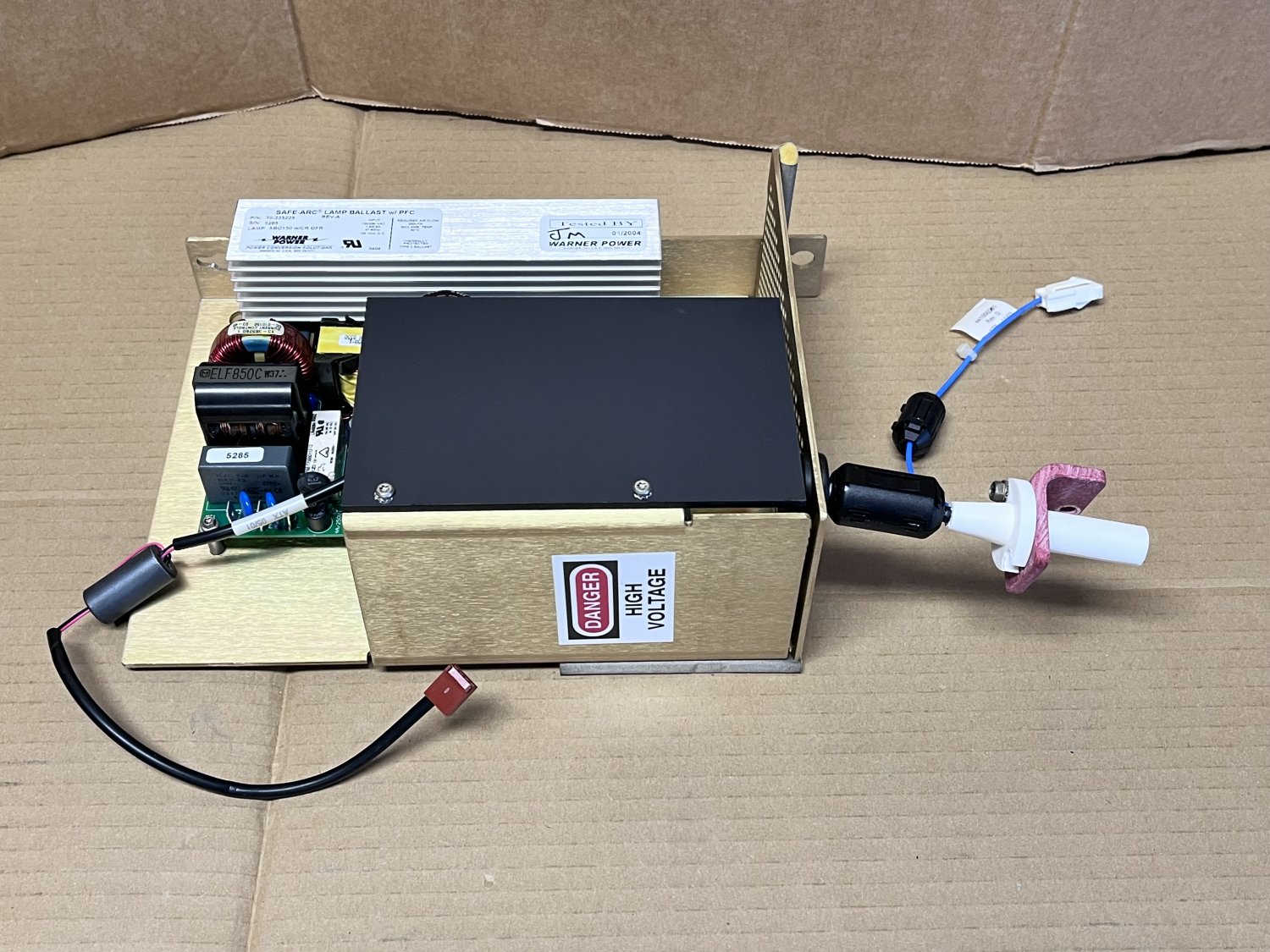 Warner Power 70-223223 SAFE-ARC Lamp Ballast w/ PFC from Waters 2475 Fluorescence Detector