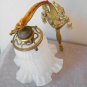 Vintage Single French Bronze Wall Light Sconces