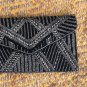 Black Clutch Bag, Beaded Bag, Clutch Handbag, Bohemian Bag, Clutch, Purse, Party Clutch