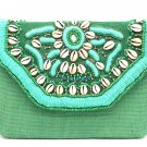 Green Clutch Bag, Clutch Handbag, Bohemian Bag, Clutch, Purse, Party Clutch, Handmade Bag
