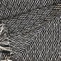 Cotton Decorative Blanket, Cozy Black Throw Blanket, Transitional Woven Tassel for Sofa, Couch