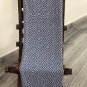 Cotton Decorative Blanket, Cozy Blue Throw Blanket, Diamond Throw and Tassel