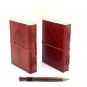 Handmade Paper Leather Journal, Notebook, Handmade Journal, Writing Journal.