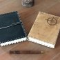 Handmade Paper Leather Journal, Notebook, Handmade Journal.