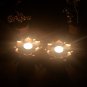 Set of 2, Lotus Blossom Tea light Candleholder, Iron Table Top Tea Light Holder/ scented Wax Votive.