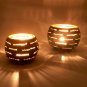Pair of Tea Light Holders, Small & Large Iron Table Top/ Votive, Home Decor, Christmas Decorative