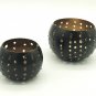 Pair of Tea Light Holders, Small & Large Iron Table Top/ Votive, Home Decor, Christmas Decorative