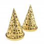 Cone shaped Tea light Candle Holder, Metal shaped Table Decor, Home Decor Lantern.