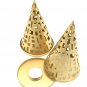 Cone shaped Tea light Candle Holder, Metal shaped Table Decor, Home Decor Lantern.