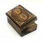 Handmade Hand Carved Wooden Box, Tree of Life Decorative Storage Box, Nesting Boxes