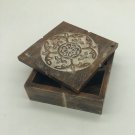 Wooden Box, Handmade wooden Storage Box, Hand Carved Gift Box, Wooden Jewelry Box