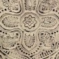 Mandala Wooden Floral Wall Hanging, 24" Floral Living Room Wall Hanging, Wooden Wall Art