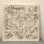 Mandala Wooden Floral Wall Hanging, 24" Floral Living Room Wall Hanging, Wooden Wall Art