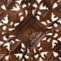 24" Hand Carved Floral Motif Wall Hanging, Wooden Panel, Home Decor Wall Panel, Floral Living Home.