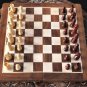 12" Magnetic Folding Handmade Chess Set. Wooden Chess Set,Travel chess Board game Set, Chess Travel