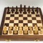 12" Magnetic Folding Handmade Chess Set. Wooden Chess Set,Travel chess Board game Set, Chess Travel