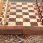 12" Magnetic Folding Handmade Chess Set. Wooden Chess Set,Travel chess Board game Set, Chess Travel