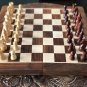 12" Magnetic Folding Handmade Chess Set. Wooden Chess Set,Travel chess Board game Set, Chess Travel
