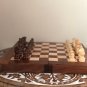 10" Wooden Handmade Chess Set, Wooden Chess Set,Travel chess Board game Set.