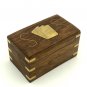 Wooden Box with Playing Paper Cards, Handmade Wooden Card Box, Storage Box.