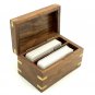 Wooden Box with Playing Paper Cards, Handmade Wooden Card Box, Storage Box.