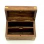 Wooden Box with Playing Paper Cards, Handmade Wooden Card Box, Storage Box.