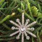 Silver Christmas Snowflake Hanging, Set of 4, Christmas Decorative, Xmas Hanging, Tree Ornaments