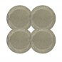 Grey Beaded Table Placemats, Set of 4/6/8/10/12, Handmade Beaded Tablemats, Charger Plates.