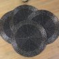 Purple Table Mats, Set of 4/6/10 Handmade Beaded Chargers, Centre Piece, Placemats, Decorative mats,