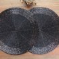 Purple Table Mats, Set of 4/6/10 Handmade Beaded Chargers, Centre Piece, Placemats, Decorative mats,