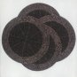 Purple Table Mats, Set of 4/6/10 Handmade Beaded Chargers, Centre Piece, Placemats, Decorative mats,