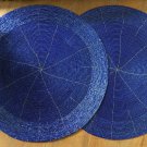 Royal Blue Table Mats, Set of 4/6/8/10/12 Handmade Beaded Mats, CentrePiece, Charger, Placemats.