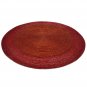 Red Table Mats, Set of 4 Handmade Red Beaded Mats, Beaded Chargers, Placemats, Decorative Mats