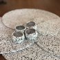 14" Placemats, Set of 4/6/10 White and Black Table Mats, Coasters and Napkin Ring Set, Table Decor.