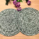 Emerald Green Table Mats, Set of 4/6/8/10/12, Handmade Beaded Placemats, Centre Piece, Placemats,