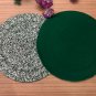 Emerald Green Table Mats, Set of 4/6/8/10/12, Handmade Beaded Placemats, Centre Piece, Placemats,
