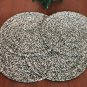 Emerald Green Table Mats, Set of 4/6/8/10/12, Handmade Beaded Placemats, Centre Piece, Placemats,